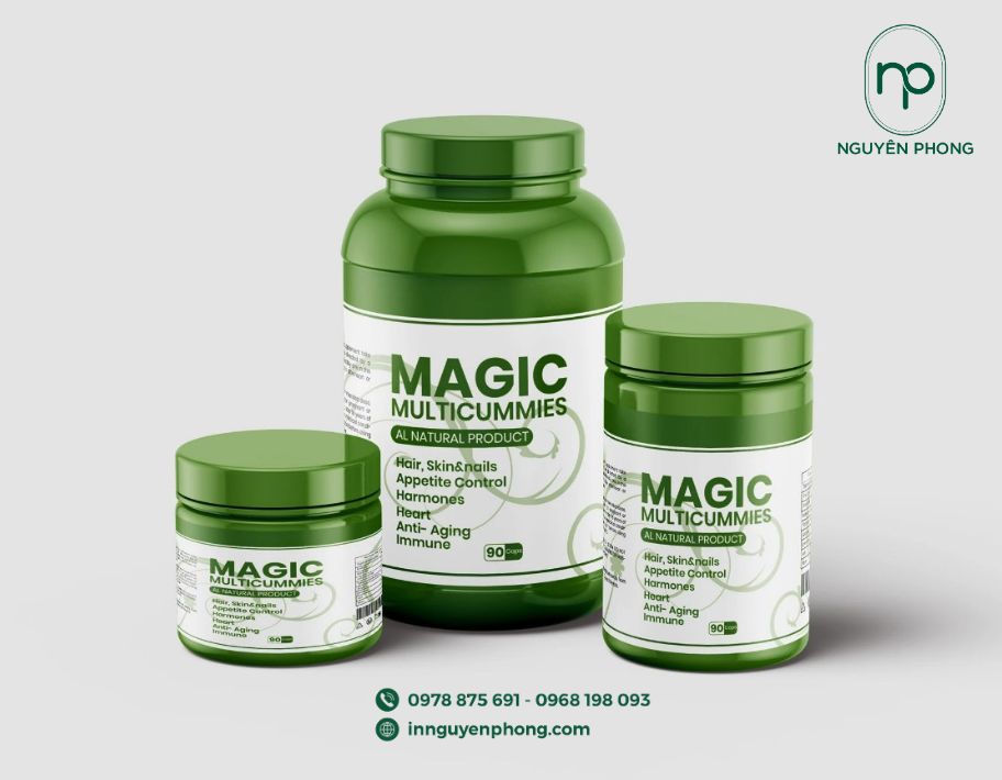 Mẫu logo thuốc in trên tem nhãn